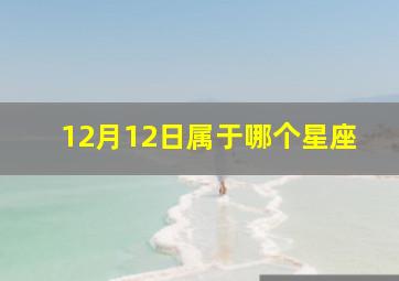 12月12日属于哪个星座