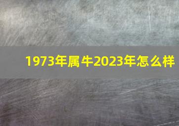 1973年属牛2023年怎么样