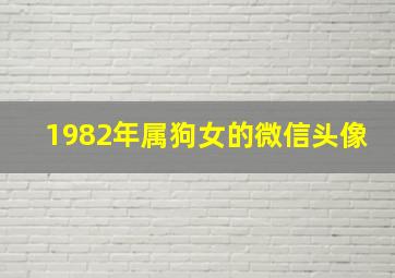 1982年属狗女的微信头像