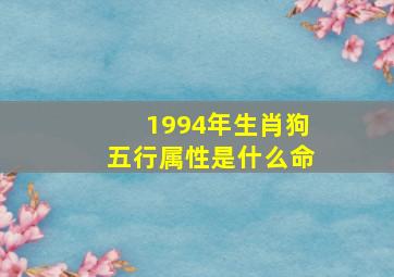 1994年生肖狗五行属性是什么命