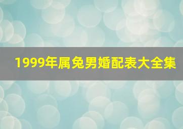 1999年属兔男婚配表大全集