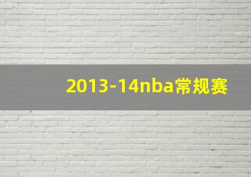 2013-14nba常规赛