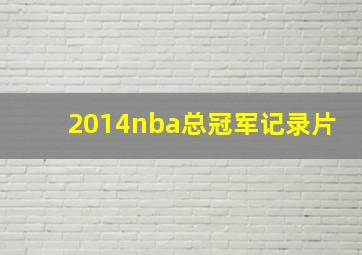 2014nba总冠军记录片