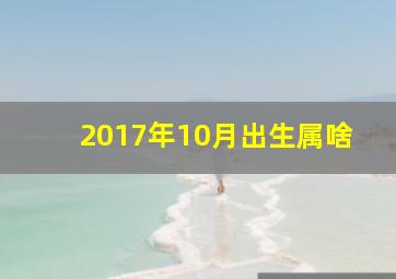 2017年10月出生属啥