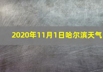 2020年11月1日哈尔滨天气