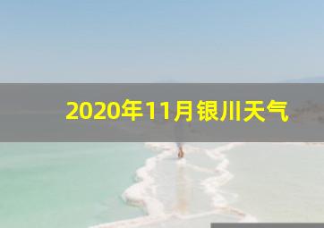 2020年11月银川天气