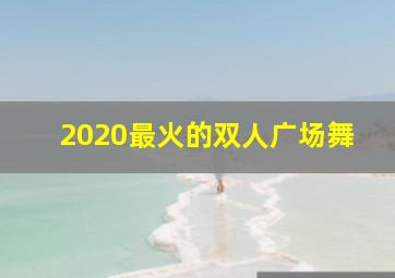 2020最火的双人广场舞