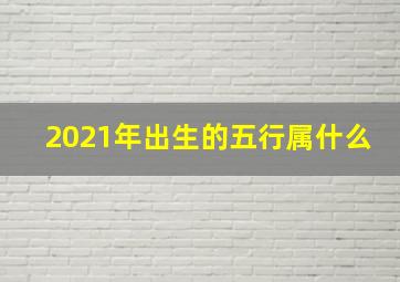 2021年出生的五行属什么