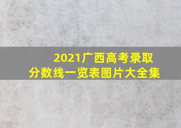 2021广西高考录取分数线一览表图片大全集