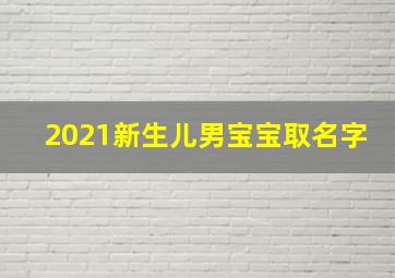 2021新生儿男宝宝取名字