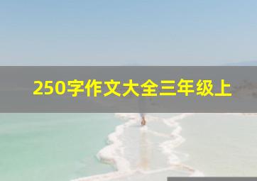 250字作文大全三年级上