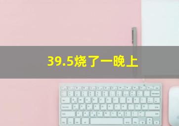 39.5烧了一晚上