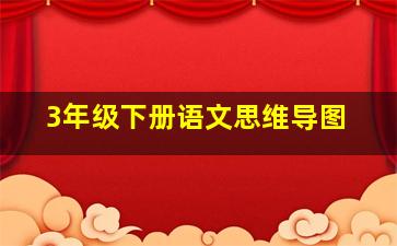 3年级下册语文思维导图