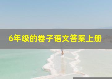 6年级的卷子语文答案上册