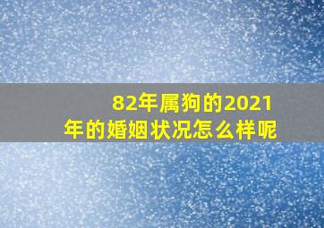 82年属狗的2021年的婚姻状况怎么样呢