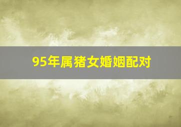 95年属猪女婚姻配对