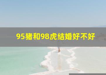 95猪和98虎结婚好不好