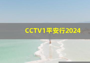 CCTV1平安行2024