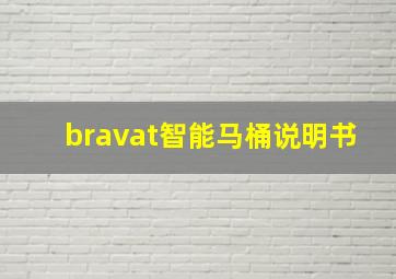 bravat智能马桶说明书