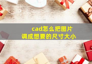 cad怎么把图片调成想要的尺寸大小