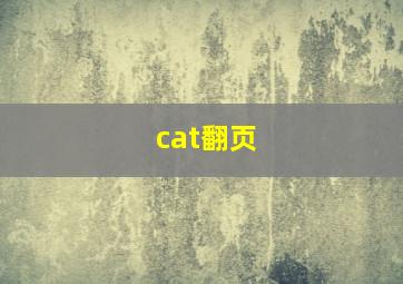 cat翻页