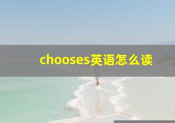 chooses英语怎么读