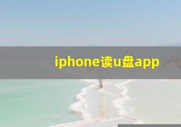 iphone读u盘app