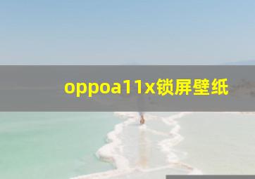 oppoa11x锁屏壁纸