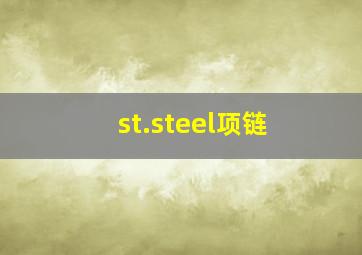 st.steel项链