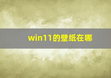 win11的壁纸在哪