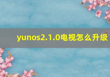 yunos2.1.0电视怎么升级