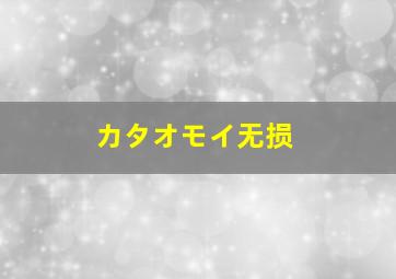 カタオモイ无损