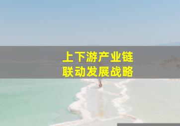 上下游产业链联动发展战略