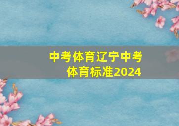 中考体育辽宁中考体育标准2024