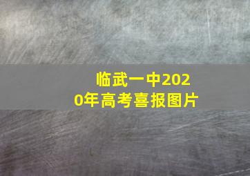 临武一中2020年高考喜报图片