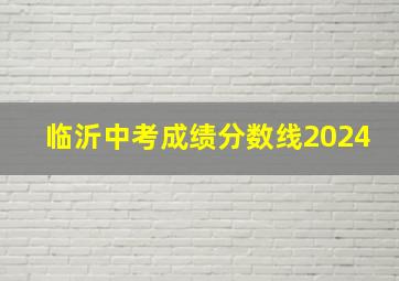 临沂中考成绩分数线2024