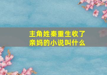 主角姓秦重生收了亲妈的小说叫什么