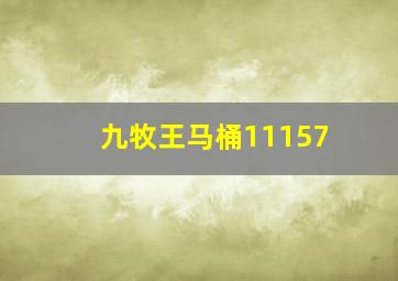 九牧王马桶11157