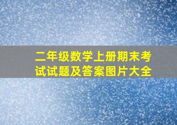 二年级数学上册期末考试试题及答案图片大全