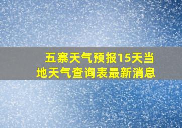 五寨天气预报15天当地天气查询表最新消息