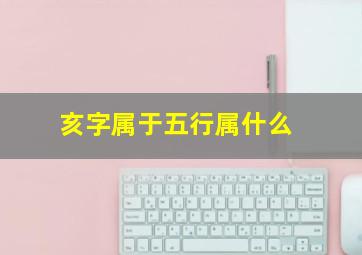 亥字属于五行属什么