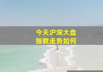 今天沪深大盘指数走势如何