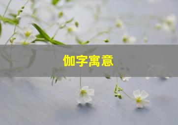 伽字寓意