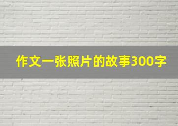 作文一张照片的故事300字