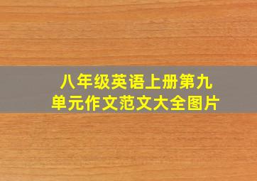 八年级英语上册第九单元作文范文大全图片