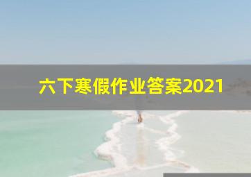 六下寒假作业答案2021