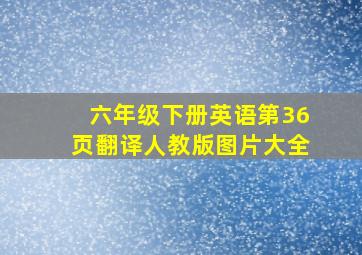 六年级下册英语第36页翻译人教版图片大全