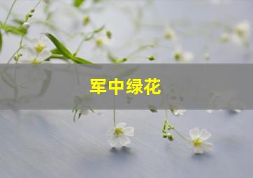 军中绿花