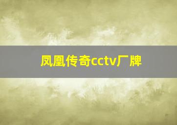 凤凰传奇cctv厂牌