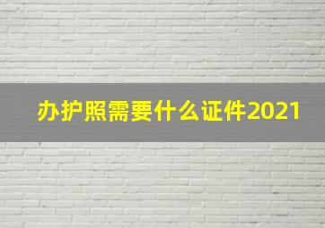 办护照需要什么证件2021